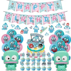 【送料無料】BCIIGハンギョドン誕生日 飾り付け 誕生日バルーン風船 happy birthday ガーランド バナー アルミバルーン バースデー飾り 誕生日飾り キャラクターアニメパーティー風船バルーン 子供誕生日サプライズ