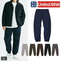【新品】スポーツ トレーニング パンツ［Lサイズ］  ユナイテッドアスレ コットンライク ナイロン 一重 7219-01 スポーツ カジュアル アウトドア 長ズボン