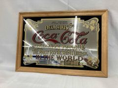 70s ビンテージCoca-Colaウッドフレーム パブミラー コーラ - メルカリ
