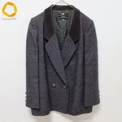 レリアン Leilian ヴィンテージ フランス製 ジャケット テーラード ダブル ラメ 大きいサイズ レディース [x987055]