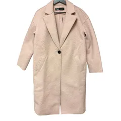  ZARA チェスターコート ピンク レディース カジュアル  【ZK56】