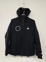 adidas アディダス メンズ 3層構造 フーデッド トラックジャケット Hooded Track Jacket ブラック M