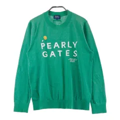 サイズ：1 PEARLY GATES パーリーゲイツ  ニットセーター ニコちゃん  グリーン系 [240101604090] ゴルフウェア レディース ストスト