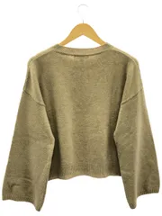 AERON (エアロン)カシミヤワイドニットベージュFREE