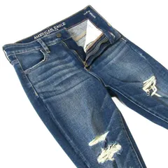 AMERICANEAGLEアメリカンイーグル▼スーパーハイライズジェギング▼US2サイズ▼ウエスト約68cm