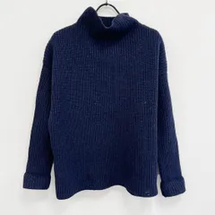 MA'RY'YAハイネックニットチュニックネイビーフリーサイズ