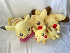 クッション　ピカチュウ　四個セット　ぬいぐるみ　Pokémonlife　BANDAI SPIRITS