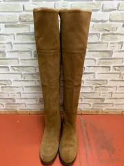 【B1-18】◇BEAMS    サイズ37     ムートンニーハイブーツ　ちのサムネイル