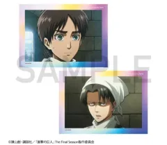 (未開封)進撃の巨人 Wit ポップアップ クリアカード 2枚セット(エレン&リヴァイ)