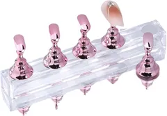 I'm so happy ネイルチップスタンド 磁石 土台 固定 台座 置き台 制作 ネイルアート 10本セット (ピンク)