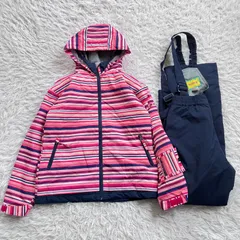 状態良 nima  スキーウェア 上下セット スノーウェア キッズ ジュニア セットアップ 160cm 古着 3220