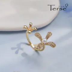 ダブルフラワー リング CZ 開口 クラシック モダン バレンタイン プレゼント レディース 花 ギフト 彼女へ ホワイトデー 春 記念日 結婚式 大人可愛い アクセサリー 上品 トレンド エレガント オープンリング   華やか 即購入OK 最短当日〜翌日発送