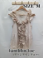 5473　fumblin`foe （ファンブリンフォー）　ブラウス　M