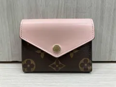 LOUIS VUITTON モノグラム MI4169 ポルトフォイユ・ゾエ・ローズ・バレリーヌ 三つ折り 財布 M62933