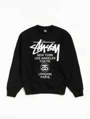 【新品未使用】2025新作Stussy ステューシー 丸首パーカー 男女兼用