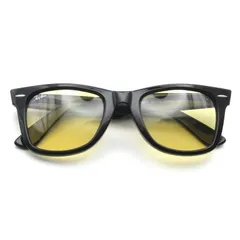 美品 Ray-Ban レイバン サングラス RB2140-F WAYFARER イタリア製 ウェイファーラー フルフィット 901/R6 ブラック 65009547