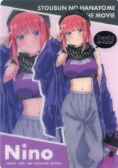 【中古】紙製品 中野二乃 ブラインドコレクションシート 「きゃらっとくじ 映画 五等分の花嫁 ～Land a trick!!～」 P賞