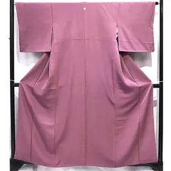 着物・色無地・一つ紋・紫系地・No.200701-1848・梱包サイズ80