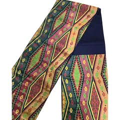 袋帯・正絹・幾何学文様・青系地・No.200701-1881・梱包サイズ60