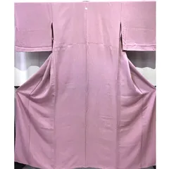 着物・色無地・単衣・一つ紋・ピンク系地・No.200701-1920・梱包サイズ80