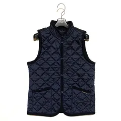 LAVENHAM ラベンハム キルティングベスト 中綿 コットン ネイビー 38