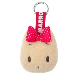 新品 サンリオキャラクターズ フェイスタグMC マロンクリーム ぬいぐるみマスコット 全長約15cm 215185-25 [佐川急便]