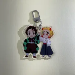 鬼滅の刃 炭治郎 煉獄 アクリル キーホルダー