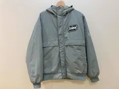 XLARGE エクストララージ NYLON PUFFER JACKET ジャケット サイズL ブルーグレー ナイロン ポリエステル 中国製 101223021005 汚れあり