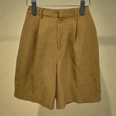 LOWRYS FARM　ローリーズファーム タックショートパンツ　ブラウン　ハイウエスト　LF522027AD