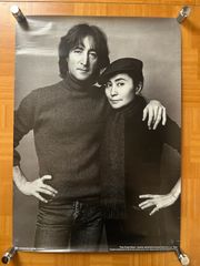 超希少 ジョンレノン＆オノヨーコ FUJIFILM 非売品ポスター 富士