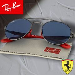 Ray-Ban Italian-made RB3696M Ferrari Collection Pantos Round Double Bridge Sunglasses, Original Price: ¥36,000, F001/80 51□20 140▲066▼60115m09