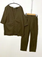 sakishimatokyo サキシマトウキョウ SA22076 ディープVルーズセット セットアップ sizeM/茶 ■■レディース