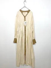 新品 Bab バブ 5231012 配色切替ウエストタック ワンピース sizeM/ベージュ ■■レディース