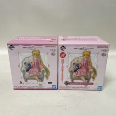 [浜館41-1296] 一番くじ 劇場版「美少女戦士セーラームーンCosmos」～Antique Style～　A賞 ラストワン賞 セット うさぎ＆ルナ-Antique Style- フィギュア 《未開封》 [中古品]