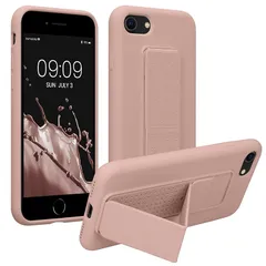 【新品】 kwmobile Apple iPhone SE3 / iPhone SE2 / iPhone SE (2022) / iPhone SE (2020) / iPhone 8 / iPhone 7対応 ケース - スマホ スタンド 保護ケース ス 0