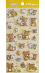 【新品】シール・ステッカー B柄 もっと!ふにふにシール 「リラックマ」