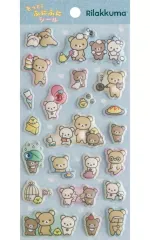 【新品】シール・ステッカー C柄 もっと!ふにふにシール 「リラックマ」