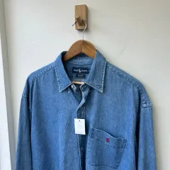 15878 - ポロ ラルフローレン デニム シャツ (BIG SHIRT)