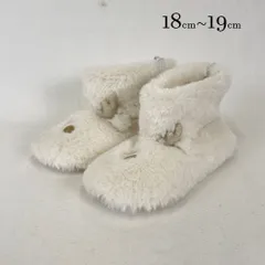 ot2081-3 OKaidi オカイディ KIDS キッズ シューズ 18/19cm 相当 ホワイト ルームシューズ ブーツトナカイ 角 カジュアル ボア 滑り止め 履きやすい OKaidi