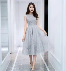 送料無料 未使用 発表会 イベント ライブ 結婚式 パ－ティ ドレス 9号 M (OPN2117)