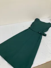 送料無料★UNIQLO ユニクロ★ロングスカートワンピース　ノースリーブワンピース★グリーン　緑★Mサイズ　#80119sgg