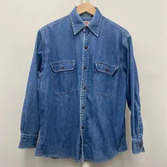 【古着】Levi's デニムシャツ 長袖 ブルー Sサイズ