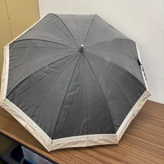 ◎ POLO RALPH LAUREN ポロラルフローレン 長傘 グレー×ベージュ 上品