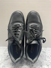 送料無料！！asicsアシックス　軽量　メンズシューズ　紐、ファスナー　黒　25cm  #80119MO520のサムネイル
