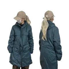 リーバイス グリーン トゥ ホールズ タブ m-51 フィッシュテールパーカー 復刻 フード ミリタリー ジャケット L