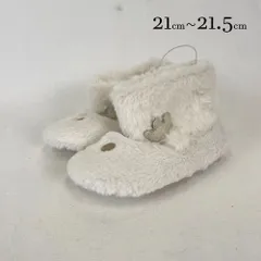 ot2083 OKaidi オカイディ KIDS キッズ シューズ 21/21.5cm 相当 ホワイト ルームシューズ ブーツトナカイ 角 カジュアル ボア 滑り止め 履きやすい OKaidi