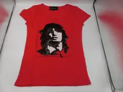 【TAKA44-94】△Dartin Bonaparto ダルタンボナパルト スパンコール 半袖Tシャツ XS レッドのサムネイル