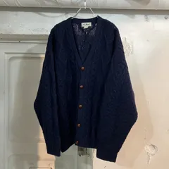 90s L.L.Bean / エルエルビーン アイルランド製 ケーブルニットカーディガン