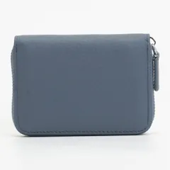 【新品・未使用】 二つ折り 財布 レディース 婦人 ミニ財布 スキミング防止 じゃばら カード入れ 大容量 小銭入れ 本革 レザー シボ革 ウォレット かわいい おしゃれ きれいめ 金運 一粒万倍日 天赦日 Blue ブルー 青 STY-59735-CPZ