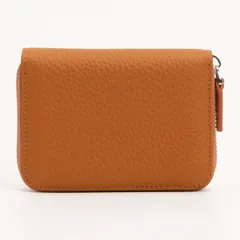 【新品・未使用】 二つ折り 財布 レディース 女性 ミニ財布 スキミング防止 じゃばら カード入れ 大容量 小銭入れ 本革 レザー シボ革 ウォレット かわいい おしゃれ きれいめ 一粒万倍日 Caramel キャラメル 薄茶褐色 STY-59735-CPM1